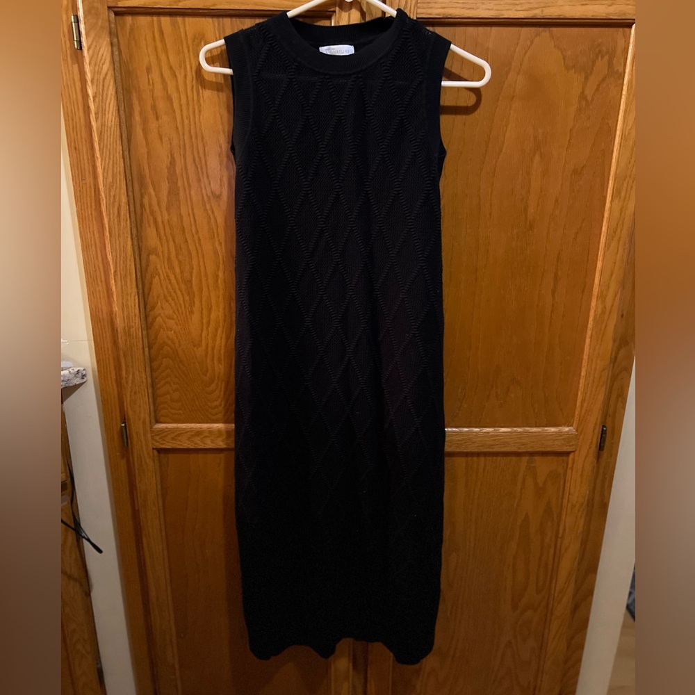 Nordstrom Signature Sleeveless Wool Blend Dress